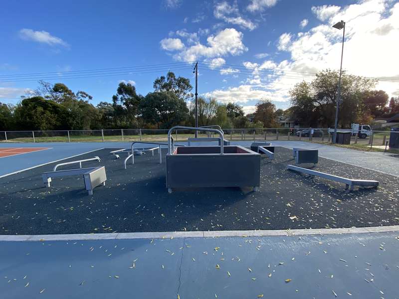 Parkour Activities Norwood Hill Reserve Playground, Maclise Street, Castlemaine