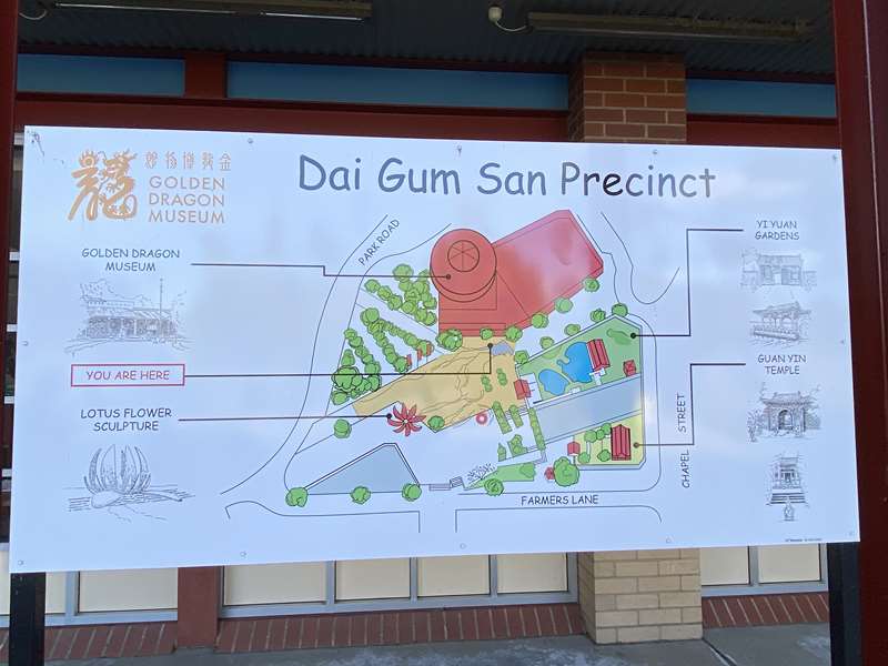 Bendigo - Dai Gum San Chinese Precinct Map