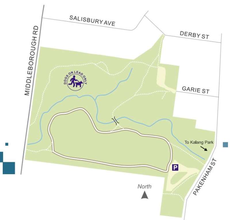 Blackburn Creeklands (Blackburn) Map