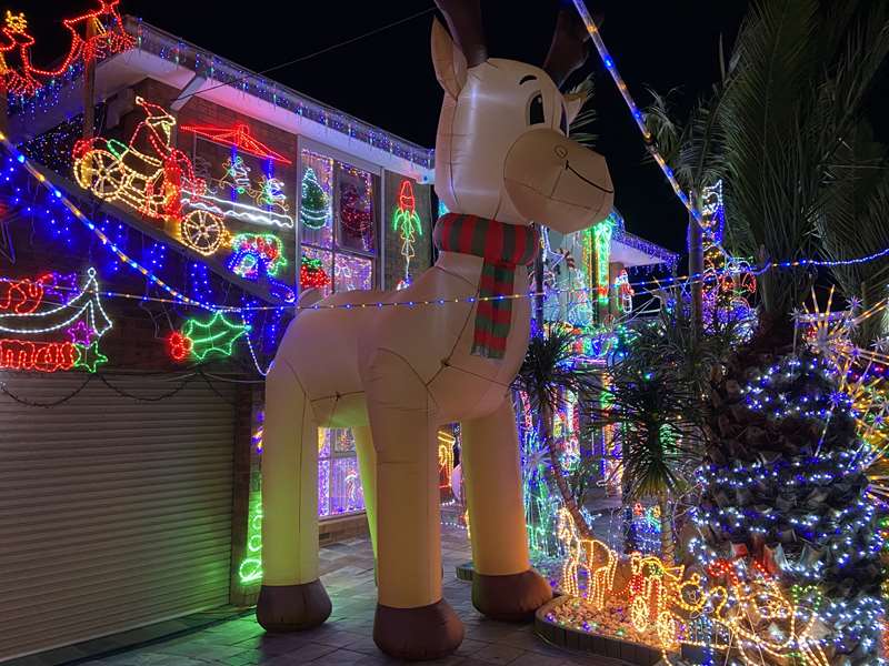 Christmas Lights (59 Viney Street, Clarinda)