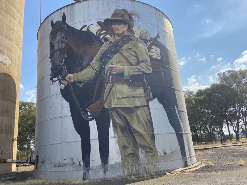 Devenish Silo Art