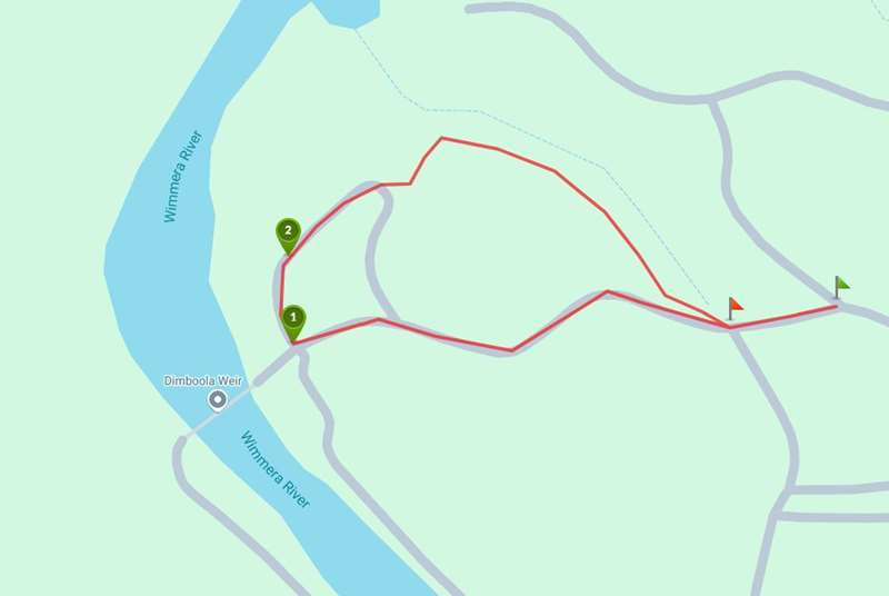 Dimboola Weir Track Alternate Route