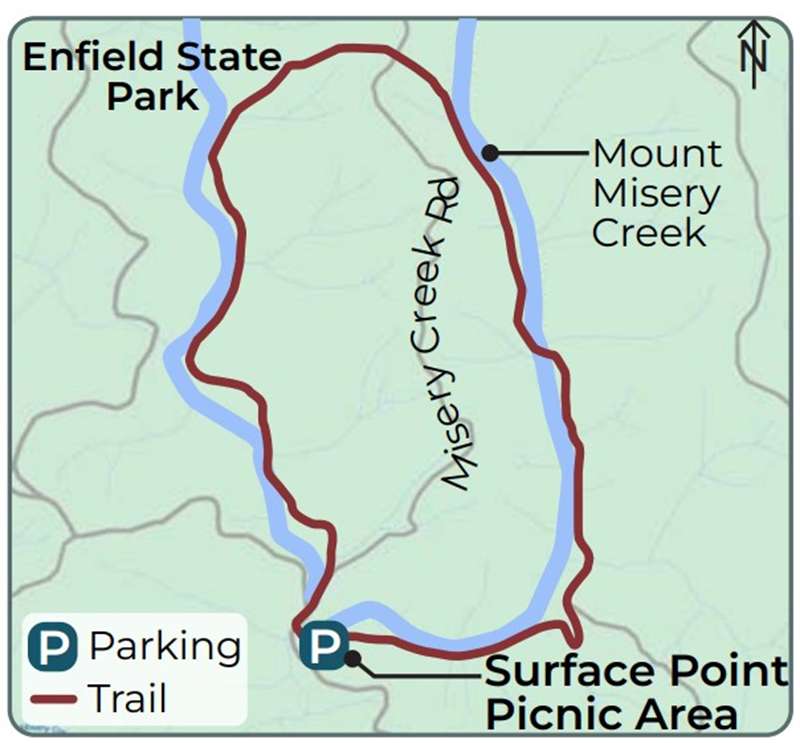 Enfield - Long Gully Loop Walk Map