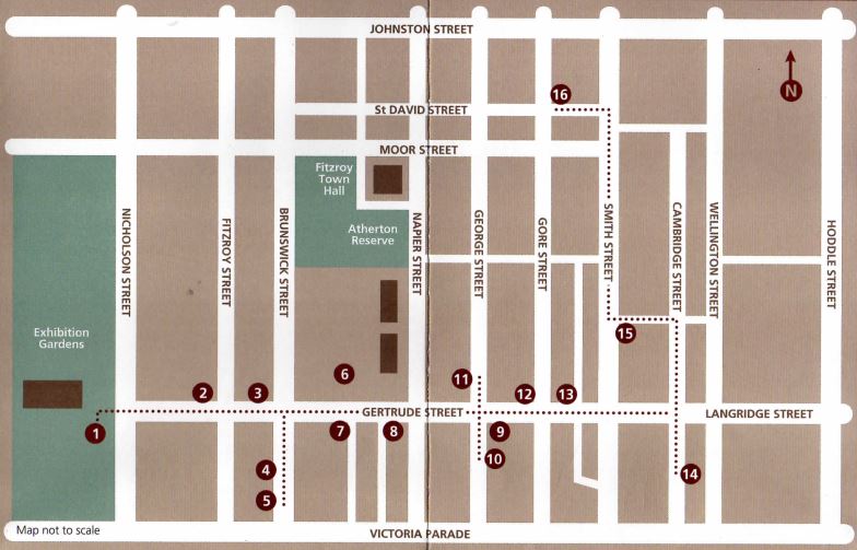 Fitzroy Aboriginal Heritage Walking Trail Map