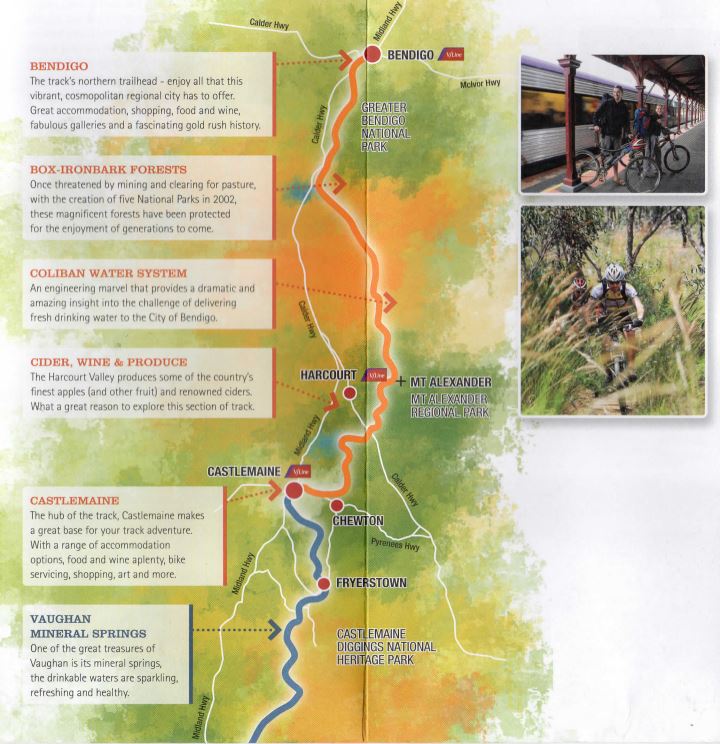 Goldfields Track Map