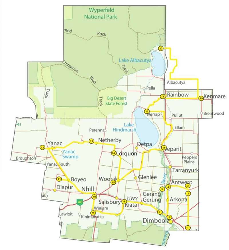 Hindmarsh Cemetery Drive Map