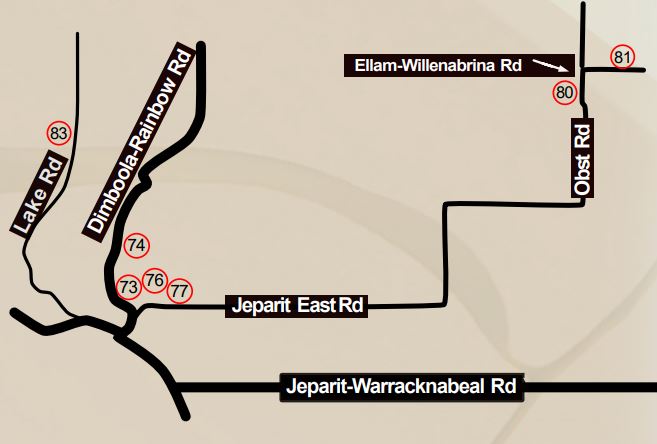 Jeparit Heritage Walk Map