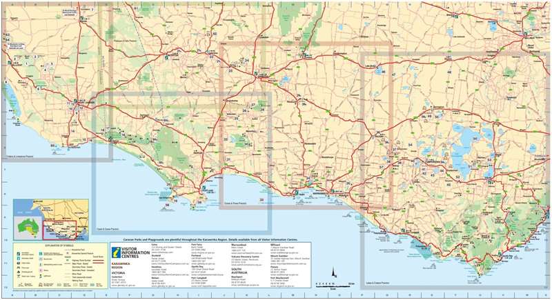 Kanawinka Geopark Map