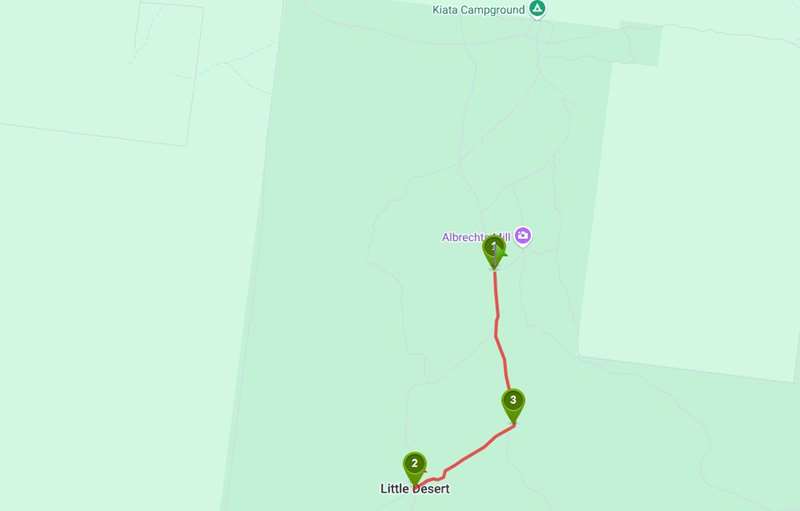 Kiata Camp Ground - Trig Point Walk