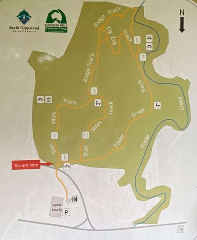 Kongwak Pioneer Reserve Map