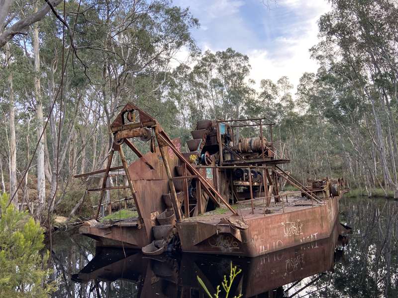 Maldon - Porcupine Flat Gold Dredge and Dragline