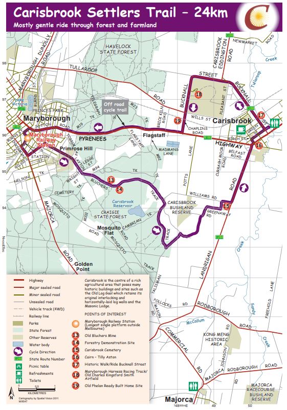 Carisbrook Settlers Cycling Trail