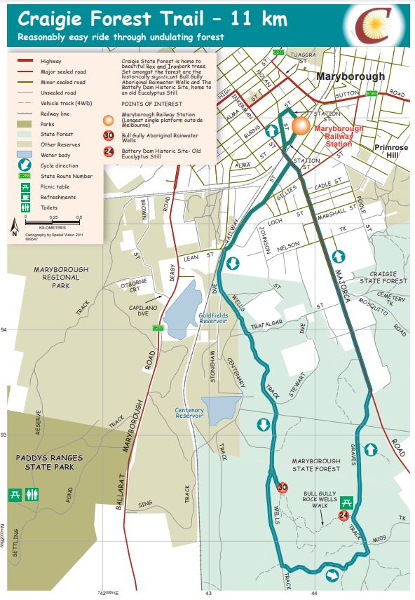 Craigie Forest Cycling Trail