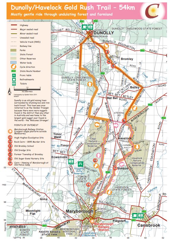 Dunolly-Havelock Gold Rush Cycling Trail