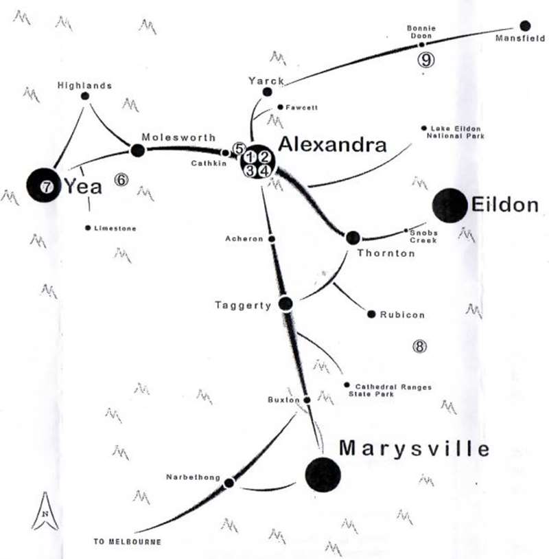 Murrindindi District Historic Rail Sites