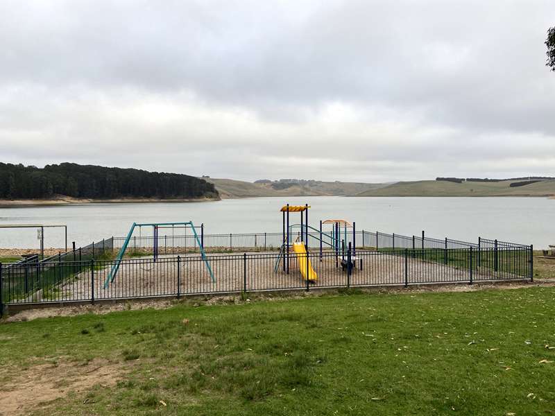 Pykes Creek Reservoir Playground, Pykes Creek Road, Myrniong