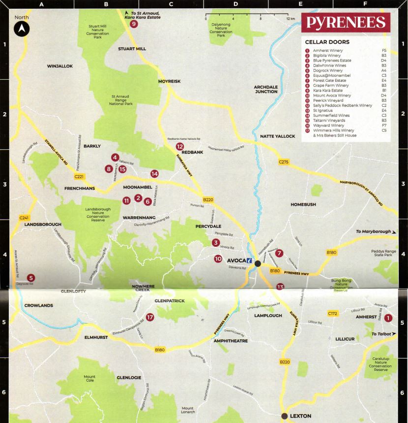 Pyrenees Cellar Door Wineries