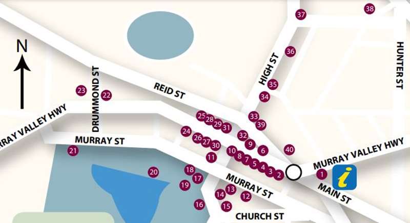 Rutherglen Heritage Walk Map