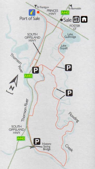 Sale Common, River Heritage and Wetlands Trail Map