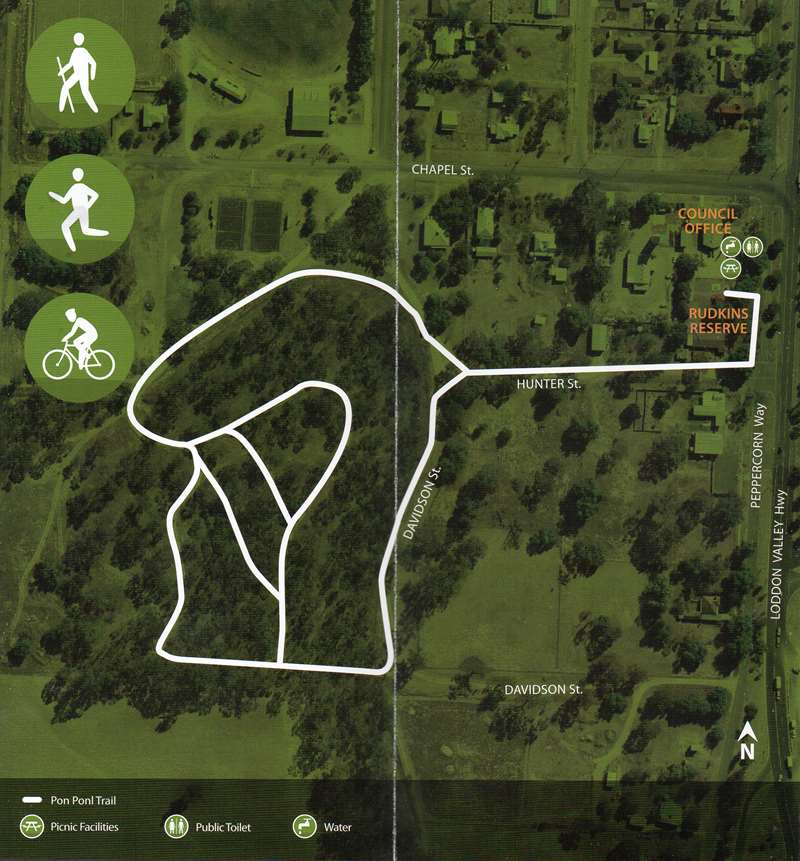 Serpentine - Pon Pon Trail Map