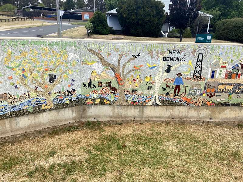 St Arnaud History Mosaic Wall