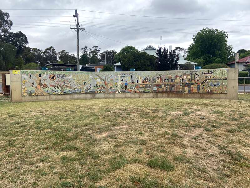 St Arnaud History Mosaic Wall