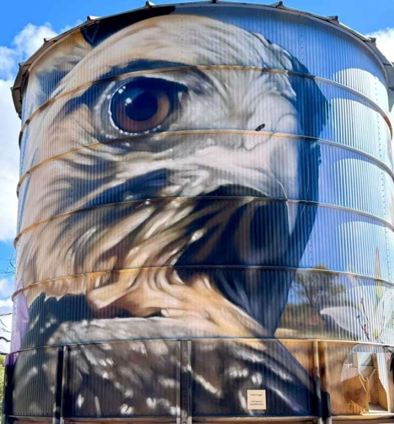 Werrimull Mobile Silo Art