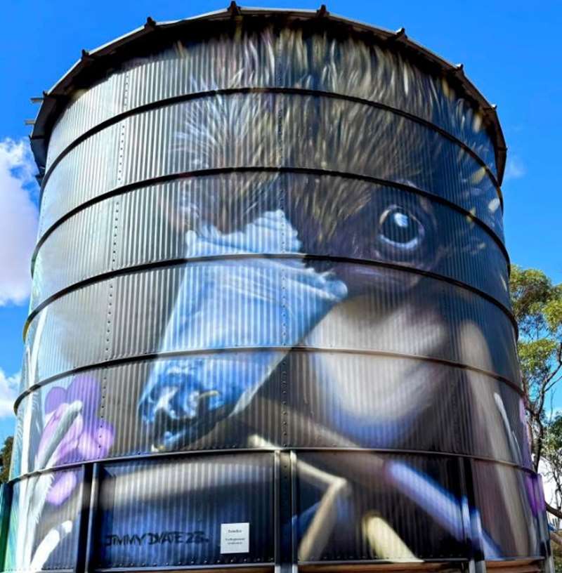 Werrimull Mobile Silo Art