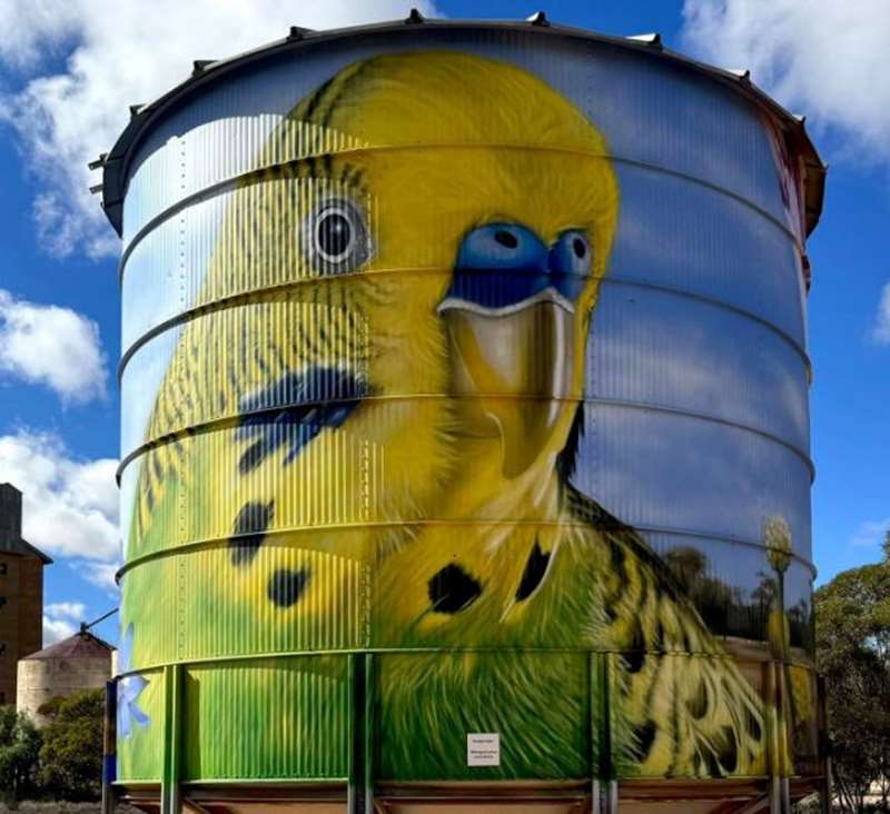 Werrimull Mobile Silo Art