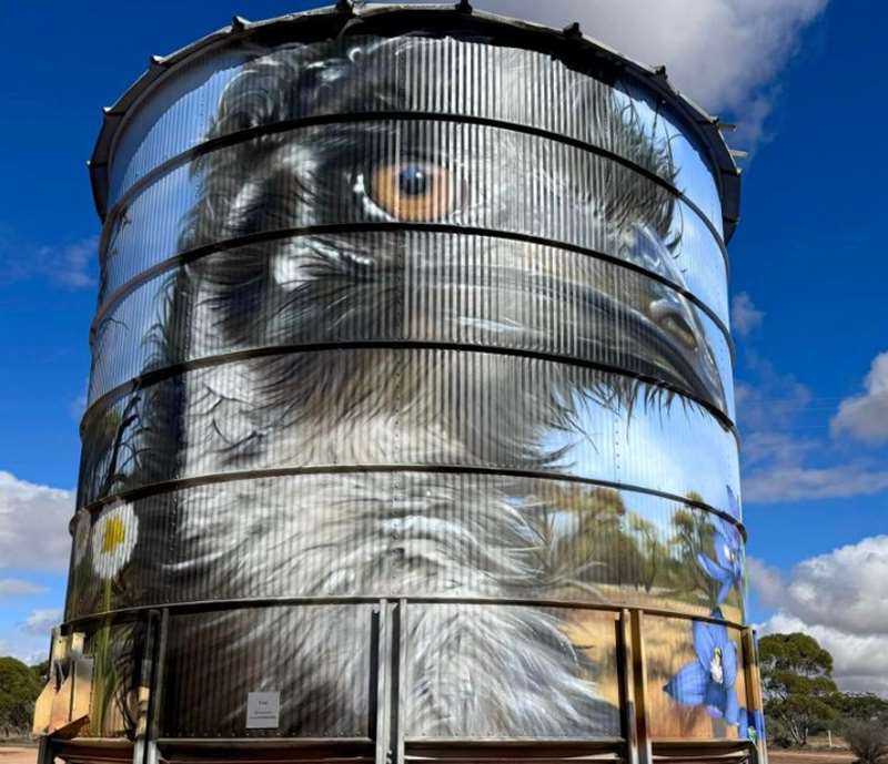 Werrimull Mobile Silo Art