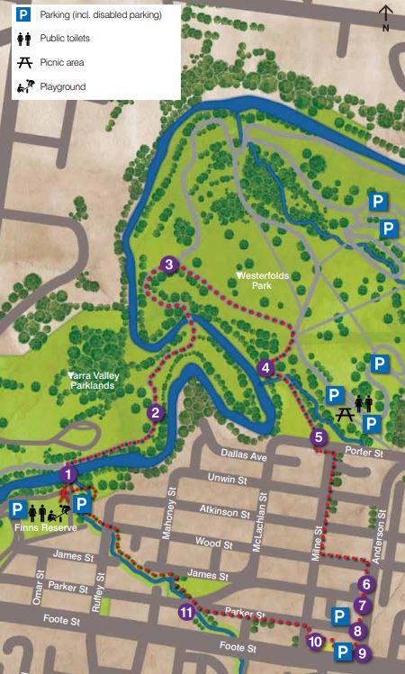 Westerfolds Park to Templestowe Village Walk (Templestowe Lower)