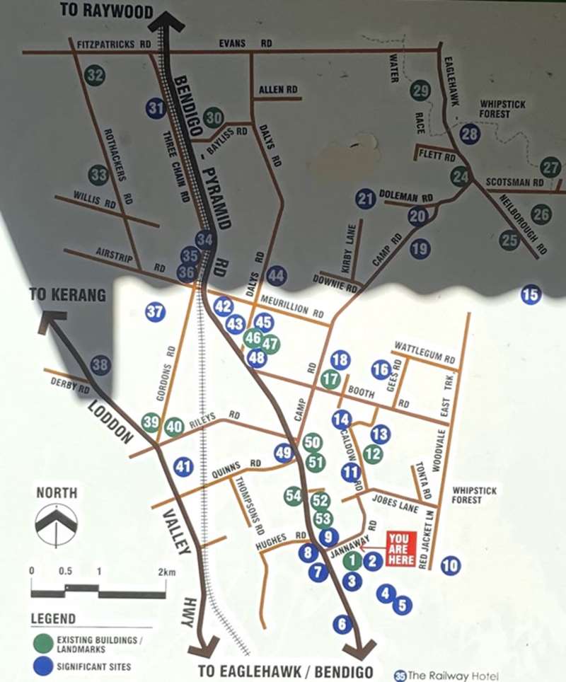 Woodvale Historical Trail Map